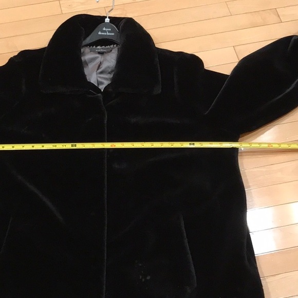 NWOT Women’s Dennis Basso faux fur coat - black - 3X - Picture 9 of 11